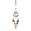 Glass with Metal Sun Catcher Pendant PW-WG31146-05-1