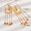 Bohemian Leaf Tassel Earrings for Bride Wedding Party Decoration Gift XQ7461-1