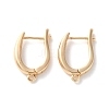 Rack Plating Brass Earring Findings KK-S405-03G-1