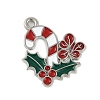 Christmas Theme Alloy Enamel Pendants ENAM-Z020-02D-1