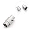 Tarnish Resistant Smooth 304 Stainless Steel Column Locking Tube Magnetic Clasps LS-STAS-E089-05E-1