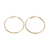 Ring 304 Stainless Steel Hoop Earrings for Women Men EJEW-B049-02F-G-1