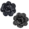 2Pcs Flower Felt Brooch JEWB-PH01274-1