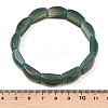 Natural Agate Bead Stretch Bracelets for Women Men BJEW-C097-02A-21-2
