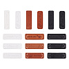 60Pcs 15 Style Imitation Leather Labels DIY-MP0001-04-2