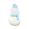 Christmas Opaque Resin Pendants LS-RESI-G043-A02-2