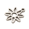 Non-Tarnish 304 Stainless Steel Charms STAS-S123-01P-10-2