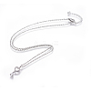 304 Stainless Steel Pendant Necklaces NJEW-E141-12-2