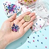 204Pcs 6 Colors Natural Agate Beads Strands G-YW0003-02-3