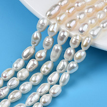 Natural Cultured Freshwater Pearl Beads Strands X-PEAR-N012-05D