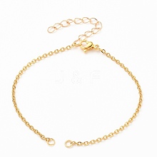 304 Stainless Steel Cable Chain Bracelet Making AJEW-JB00782-02