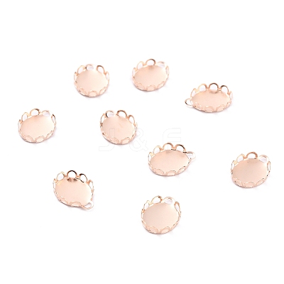 304 Stainless Steel Charms Cabochon Settings STAS-Y001-11EG-1