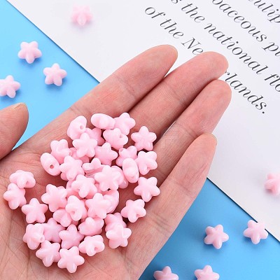 Opaque Acrylic Beads MACR-S373-26-A09-1