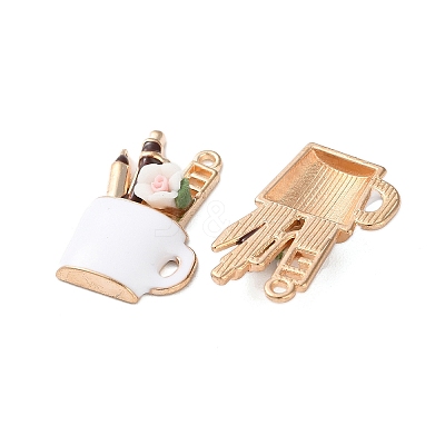 Alloy Enamel Pendants FIND-O003-02C-KCG-1