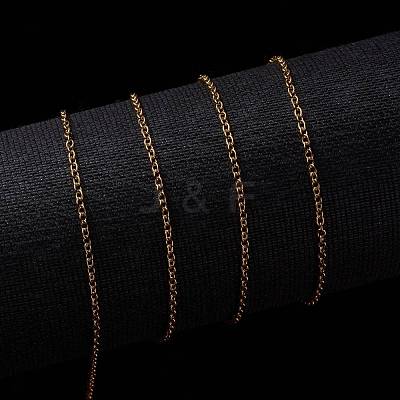 PVD Vacuum Plating 316 Stainless Steel Cable Chains CHS-H020-12G-10M-1