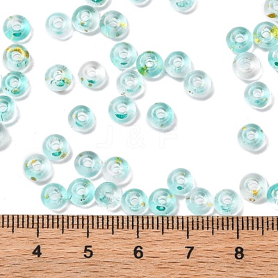 3/0 Baking Paint Transparent Colours Glass Round Beads SEED-L011-13A-03-1