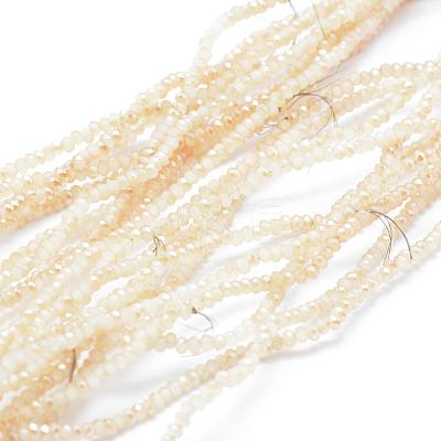 Electroplate Glass Beads Strands EGLA-J144-HR-C01-1