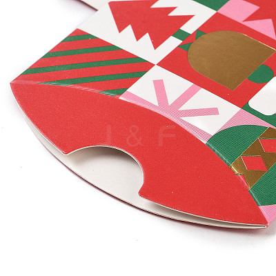 Christmas Theme Paper Pillow Gift Boxes CON-B012-04-1
