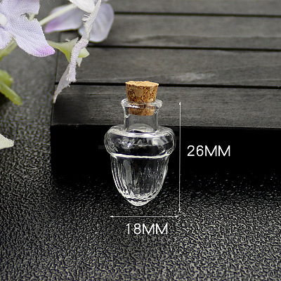 Clear Glass Bead Containers X-PW-WG33348-05-1