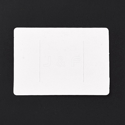 Rectangle Paper Hair Clip Display Cards DIY-B061-02D-1