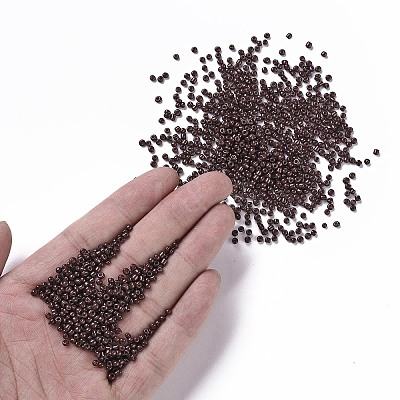 Baking Paint Glass Seed Beads SEED-S001-K18-1