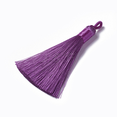 Polyester Tassel Pendants FIND-I009-B15-1