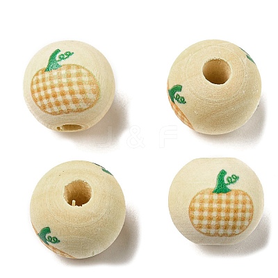 Autumn Wood European Beads WOOD-H105-04C-01-1