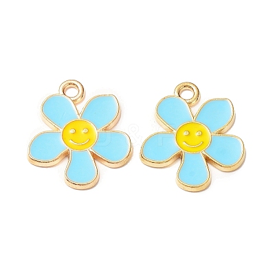 Alloy Enamel Pendants ENAM-C009-01G-1