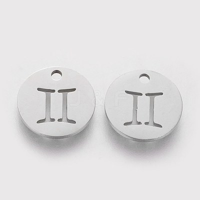 Non-Tarnish 304 Stainless Steel Charms STAS-Q201-T095-3-1