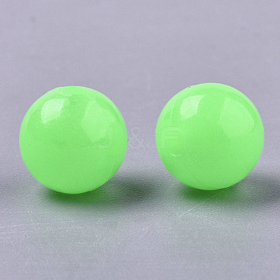 Luminous Acrylic Beads X-MACR-N008-25-6MM-1