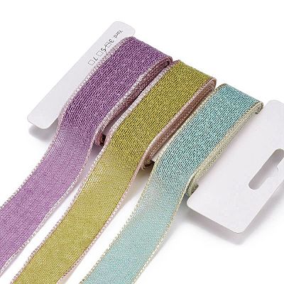 9 Yards 3 Styles Polyester Ribbon SRIB-A014-K01-1