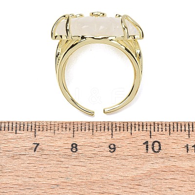 Natural Quartz Crystal Cuff Rings GG-CBA5FCC-04G-11-1