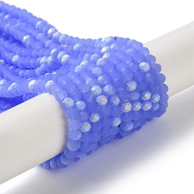 Imitation Jade Glass Beads Strands EGLA-A034-J4mm-MB03-1