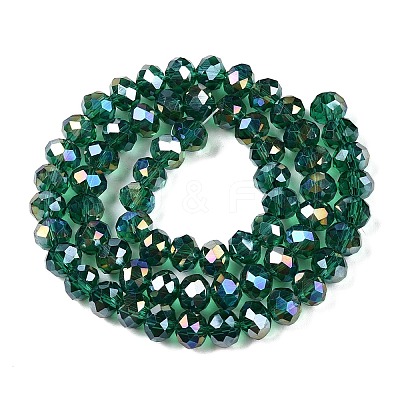 Electroplate Glass Beads Strands LS-EGLA-A044-T8mm-B18-1