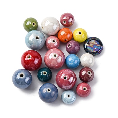 Handmade Polymer Clay Beads PORC-K005-02-1