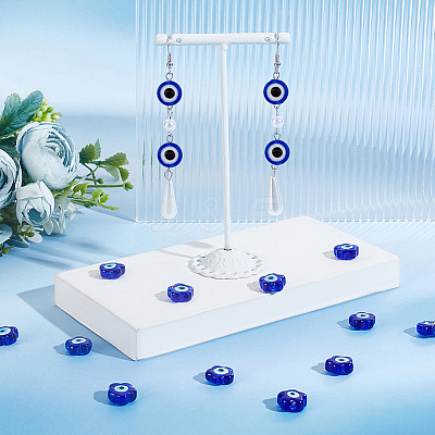 400Pcs Evil Eye Resin Beads RESI-DC0001-22-1