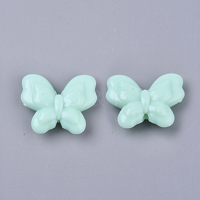Opaque Acrylic Beads X-SACR-T349-003-1
