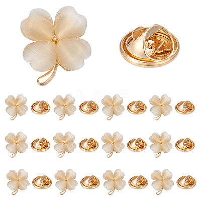 15Pcs Cat Eye Pin JEWB-UN0002-72B-1