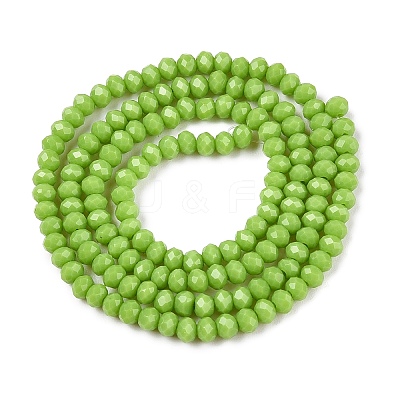 Opaque Solid Color Imitation Jade Glass Beads Strands EGLA-A044-P2mm-D30-1