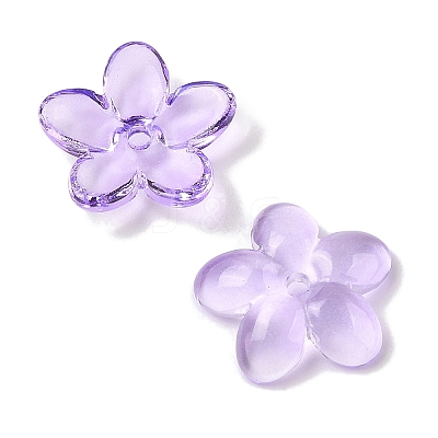 Transparent Spray Paint Glass Beads GLAA-Z011-07B-1