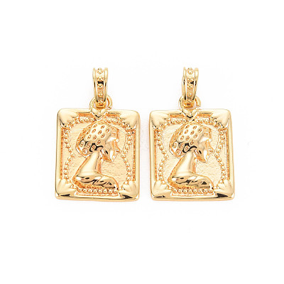 Rack Plating Brass Pendants KK-N233-197-1