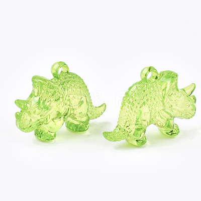 Transparent Acrylic Pendants X-TACR-S133-112-1