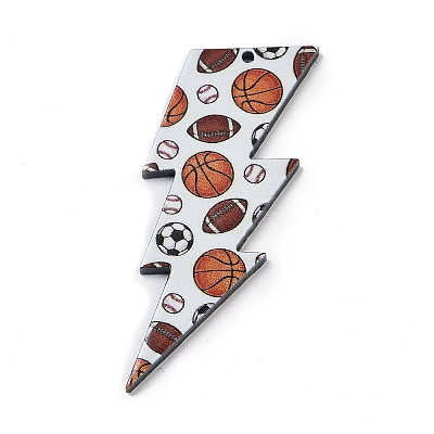 Double-side Printed Opaque Acrylic Pendants FIND-D283-09I-1
