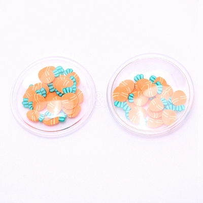 PVC Plastic with Resin Cabochons KY-CJC0004-04D-1