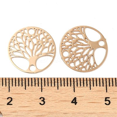 Rack Plating Brass Connector Charms KK-Q792-16LG-1