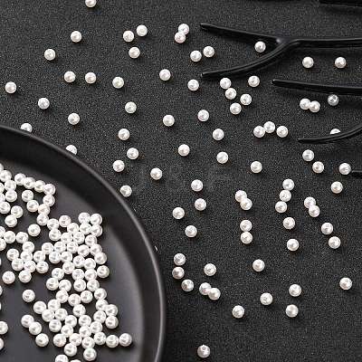 Imitation Pearl Acrylic Beads PL609-1-1