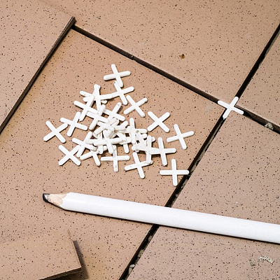 PE Plastic Seam Tool Floor Tile Cross Clip FIND-WH0126-944A-1