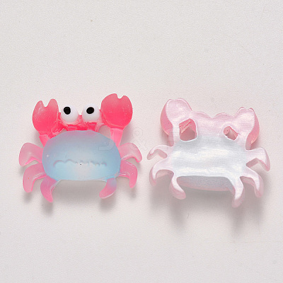 Translucent Frosted Resin Cabochons LS-CRES-N022-12-1