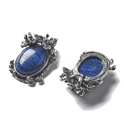 Dyed Natural Lapis Lazuli Pendants G-H083-01AS-04-1