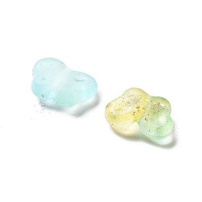 Gradient Color Transparent Acrylic Beads X-OACR-M023-05A-1